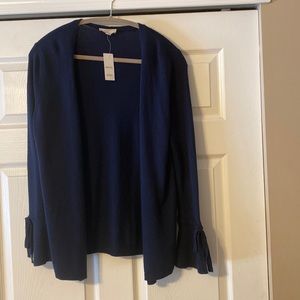 NWT LOFT Petite Navy Sweater